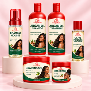Usine OEM ODM de produits capillaires pour cheveux 4C bouclés et crépus naturels, produits professionnels de salon, vente en gros, ensemble de soins capillaires personnalisé pour marque privée - Product Image 3