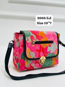 2024 sac fourre-tout personnalisé fait à la main pour femmes sac à main fantaisie en coton multicolore - Product Image 4