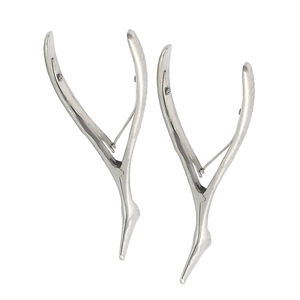 คีม6.00สำหรับถ่างจมูกทำจากสเตนเลส6.4ซม. 2.5มีสปริงคู่ - Product Image 5