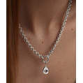 Collier à breloques en chaîne rolo audacieuse, colliers superposés tendance - Product Image 1