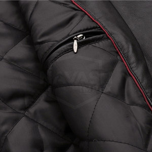 Veste en cuir à prix avantageux, veste en cuir de qualité supérieure, veste en cuir de couleur personnalisée pour hommes - Product Image 6