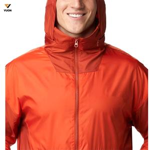 Venta al por mayor nuevo diseño de peso ligero cortavientos ropa deportiva cremallera cortavientos impermeable transpirable chaqueta deportiva - Product Image 6