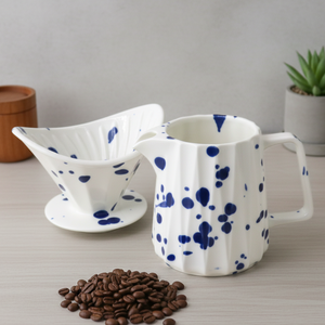 Cafetière et ensemble de filtration à café en porcelaine durable de qualité supérieure, multi-usages, 3460994SETL-0.4, pour les amateurs de café - Product Image 5