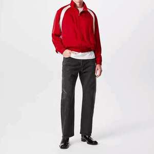 Blouson aviateur en polyester de haute qualité pour hommes avec logo avant à col montant Vêtements d'extérieur d'hiver légers et élégants pour toutes les saisons - Product Image 6