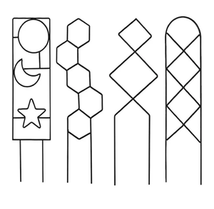 Petit treillis moderne pour balcon ou patio, cadre de plantes grimpantes, support de jardin solide, disponible au prix de gros - Product Image 5