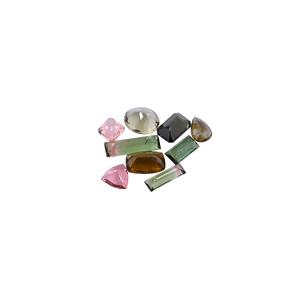 Lote de turmalina múltiple Natural de 10.00cts, lote de forma de mezcla de piedras preciosas sueltas de 5x5mm a 13x4mm para fabricación de joyas - Product Image 3