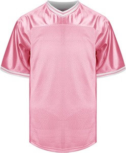 Camiseta de Fútbol Americano, Transpirable, de Malla de Poliéster, Cuello Redondo, Manga Corta, Ropa Deportiva, Oferta al por Mayor OEM, Gráficos de Sublimación, Práctica - Product Image 2