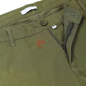 Pantalones de tendencia superior para hombre, pantalones deportivos de algodón ligeros transpirables de la más alta calidad, pantalones de cintura media, ecológicos, antiarrugas - Product Image 3