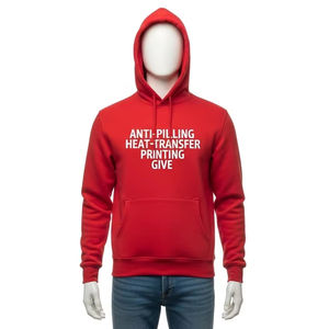 Sudaderas de Forro Polar Antibolitas, Poliéster Suave y Cálido, Estampado por Transferencia de Calor, Ropa Casual para Exteriores, Conjunto de Ropa de Moda al por Mayor - Product Image 4