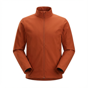 Ventes chaudes, vestes softshell respirantes et résistantes pour hommes, avec capuche à fermeture éclair cachée, tissu fin, style jogging, sweat-shirts d'extérieur - Product Image 2