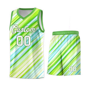 ชุดบาสเก็ตบอลสำหรับผู้ชายกางเกงขาสั้นสำหรับใส่เล่นบาสเก็ตบอลกลางแจ้งมีลายพิมพ์ขนาดใหญ่พิเศษ - Product Image 5