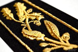 Insignes de lingots brodés à la main sur mesure de haute qualité Nouveau style Insignes de tissu à coudre de service OEM - Product Image 6