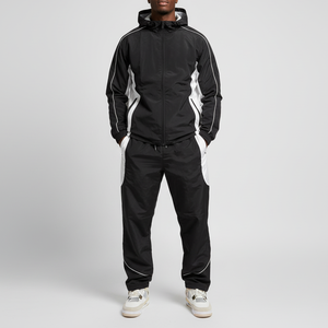 Conjuntos Deportivos Casuales de Otoño para Hombre, Corte Ajustado, Sudadera con Capucha y Pantalones al por Mayor, Conjuntos Deportivos Personalizados de Secado Rápido - Product Image 4