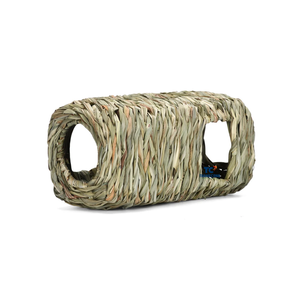 Almohadilla tejida a mano conejo Molar hierba juguete conejo hierba cojín hámster planta paja jaula cama estera para conejillo de indias mascota jaula Accesorios - Product Image 4