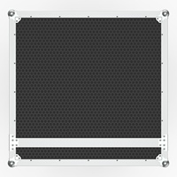 X-BASON cas de vol médical XBS-MF00003 cadre en aluminium + contreplaqué étanche/ignifuge/antichoc finition nid d'abeille étuis à outils