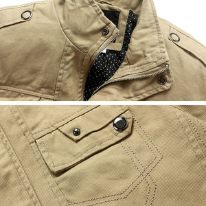 2025 venta al por mayor personalizado 100% algodón lona negro chaquetas de trabajo lona trabajo hombres Chaquetas Chaqueta DE TRABAJO - Product Image 6