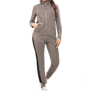 "Survêtement Femme Personnalisé Nylon Coton Polyester Coupe-Vent Velour Tech Polaire Training Survêtements Filles Activewear Set" 2025 - Product Image 1