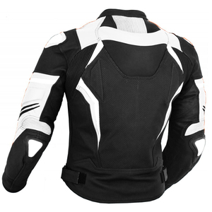 Vestes de moto en cuir de haute qualité pour hommes - Manches longues, séchage rapide, prêtes pour l'été/l'hiver, personnalisables - Product Image 6
