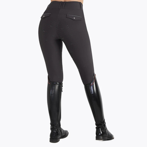 Ajuste perfecto Ropa ecuestre Ropa deportiva Leggings Pantalones personalizados al por mayor Medias elásticas de equitación de cuatro vías Leggings - Product Image 5