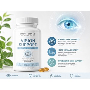 Natural Premium High Potency Lutein Zeaxanthin Softgels Daily Eye Health Care Supplement for Adults Vision Wellness - Product Image 2