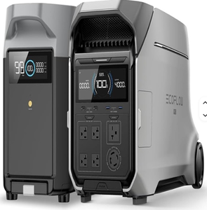 Station d'alimentation portable authentique EcoFlows DELTA Pro 3 120V et 240V avec 8000W, livrée avec 2 panneaux solaires et une batterie supplémentaire OMT - Product Image 5