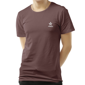 Fabricant de haute qualité 100% coton lourd 240 Gsm coupe régulière tricoté unisexe hommes col rond T-Shirts séchage rapide respirant - Product Image 2