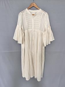 ชุดเดรสสตรีทรงสั้นผ้าลินินและผ้าฝ้ายแฟชั่นซักได้สำหรับฤดูร้อน - Product Image 2