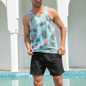 Camiseta sin mangas de talla grande para hombre, servicio OEM, camiseta sin mangas transpirable con logotipo personalizado y diseño de verano a la moda más vendida - Product Image 4