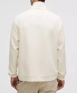 สเวตเชิ้ตคอกลมมีซิปสำหรับผู้ชายเสื้อสเวตเตอร์ระบายอากาศได้ดีสไตล์สตรีทแวร์แฟชั่นฤดูหนาว - Product Image 2