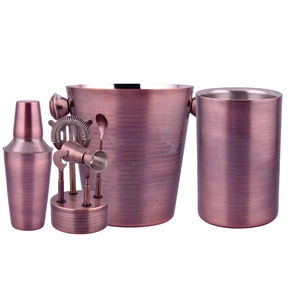 Juego de barras de 8 piezas de cobre antiguo de acero inoxidable - Product Image 5