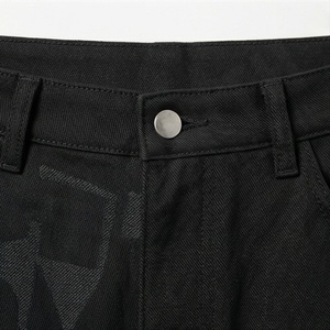Jeans de Pierna Ancha para Hombre, Color Personalizado, Estilo Clásico, Pierna Acampanada, Denim Retro, Ideal para Uso Casual, Estilo Urbano Moderno, Nuevo - Product Image 4