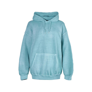 เสื้อฮู้ดสวมหัวถักผ้าฝ้าย100% ของผู้หญิงไซส์ใหญ่พิเศษเสื้อผ้าแนวสตรีทไซส์ใหญ่พิเศษใส่ในฤดูหนาวโลโก้ด้านหน้าสไตล์ลำลองซักได้ - Product Image 6