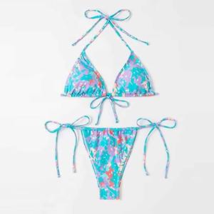 Maillots de bain de plage d'été, bikini deux pièces pour femmes, léger, fournisseur en gros OEM - Product Image 5