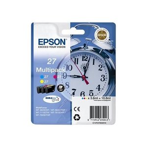 DURABRITE Multipack T27 C13T27054022 Cartuchos de Impresora Serie Reloj Despertador, Juego de Cartuchos de Tinta de Alta Calidad - Product Image 1