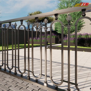 Diseño de Puerta de Muro Perimetral de Acero Inoxidable y Hierro de Primera Calidad, 7 Pies de Altura, que Resalta la Resistencia, la Seguridad y la Resistencia a la Intemperie - Product Image 2