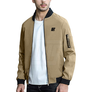 เสื้อแจ็กเก็ตบอมเบอร์สำหรับผู้ชายเสื้อโค้ทฤดูหนาวสไตล์สตรีทของผู้ใหญ่โลโก้ตามสั่ง - Product Image 2