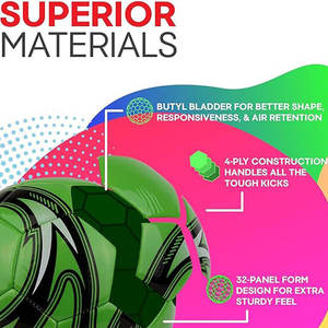 ลูกฟุตบอลออกแบบตามสั่ง OEM ผลิตในปากีสถาน ขายส่งราคาพิเศษ Khirad Sports KS-SB-102 ขั้นต่ำ 10 ลูก - Product Image 3