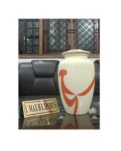 Urnas de diseño exclusivo con urnas de cremación de diseño de metal de latón de alta calidad estándar y diseño de acabado pintado - Product Image 1