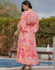 Nouvelles robes de dames de mode Impression décontractée et style doux lavable - Product Image 3