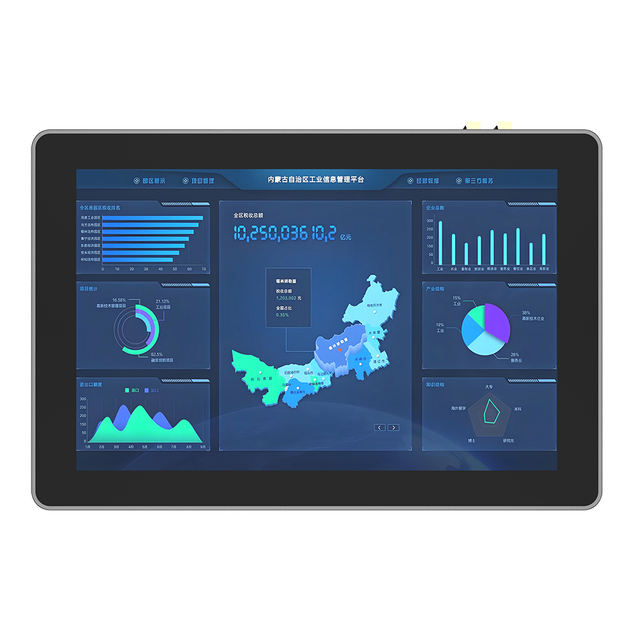 High Brightness Embedded System IP65 Waterproof Fanless Touch Screen Industrial All One Panel PC Linux/Android/Ubuntu OS