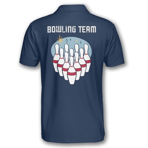 Custom performance <b>bowling</b> jerseys made from soft breathable fabric sublimation prints with personalized team names and logos - Product Image 4