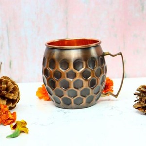 Premium handcrafted copper mule <b>mugs</b> beautiful shine perfect for home restaurant cafes luxury drink serving - Product Image 6