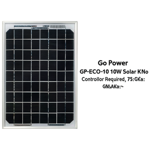 Kit Solar Go Power GP-ECO-10 de 10W, No Requiere Controlador - Product Image 2