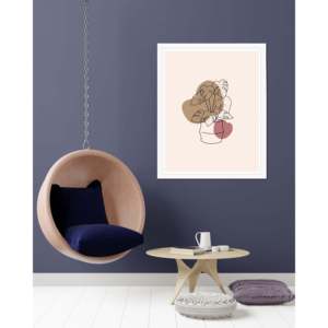 Modern Wood Decor White <b>Poster</b> <b>Frame</b> 80 X 100 cm - Product Image 3
