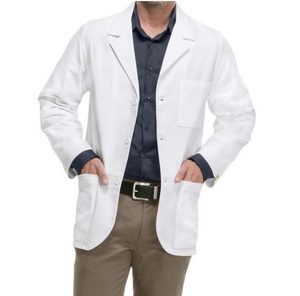 Transpirable personalizado OEM señoras enfermería Workwar Hospital uniforme vestido largo laboratorio abrigos para trabajar mangas completas Casual usa abrigo - Product Image 2