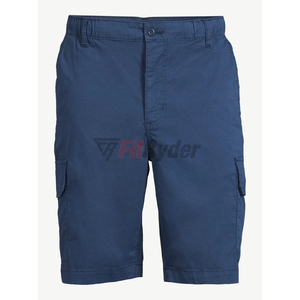 Best Style Men's Casual Heavyweight Breathable Eco-Friendly Quick Dry Windproof Solid Cargo Shorts Wholesale - Product Image 3