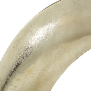 Aluminum Metal Geometric Decorative Sculpture Home Decor <b>Statue</b> with Marble Base Accent modern polished sculpture Figurine <b>Gold</b> - Product Image 5