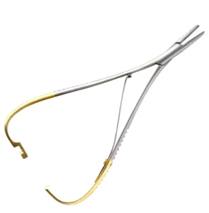 Mathieu ที่ใส่เข็มแบบแมนนวลทำจากเหล็กคุณภาพสูง T.C. สำหรับงานผ่าตัดด้วยมือแบบมาตรฐานต่างๆ - Product Image 3