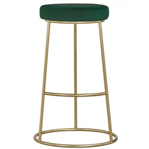 Mobilier de maison de style moderne tabouret décoratif plaqué or pour chambre à coucher salle à manger ou banc de jardin pour la maison tabouret pour s'asseoir - Product Image 1