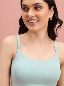 Custom Made 100% Algodón Color Turquesa Señoras Acolchado Sujetador Mejor Precio de Fábrica Bangladesh - Product Image 5